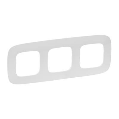Рамка 3 поста Legrand Valena Allure белый