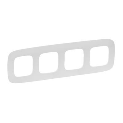 Рамка 4 поста Legrand Valena Allure белый