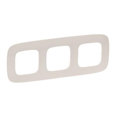 Рамка 3 поста Legrand Valena Allure слоновая кость