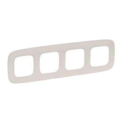 Рамка 4 поста Legrand Valena Allure слоновая кость