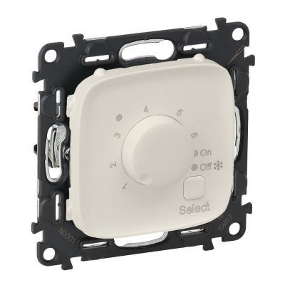 Термостат с датчиком для теплых полов Legrand Valena Allure слоновая кость