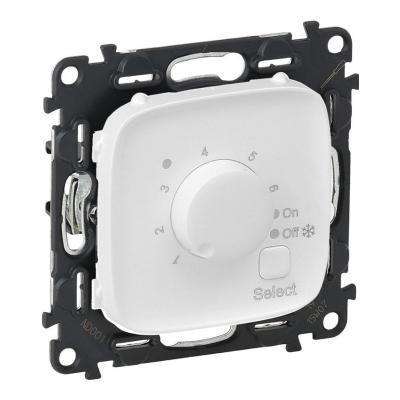 Термостат с датчиком для теплых полов Legrand Valena Allure белый