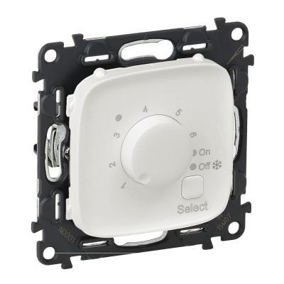 Термостат с датчиком для теплых полов Legrand Valena Allure перламутр