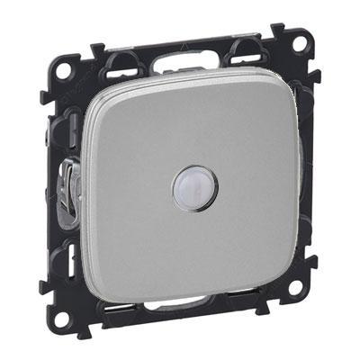 Переключатель со встроенным датчиком движения Legrand Valena Allure алюминий