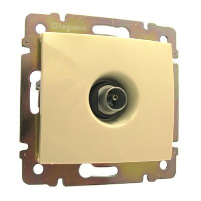 Розетка телевизионная «звезда» Legrand Valena слоновая кость
