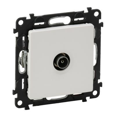 Розетка телевизионная «звезда» Legrand Valena Life белый