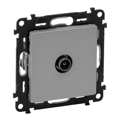 Розетка телевизионная «звезда» Legrand Valena Life алюминий