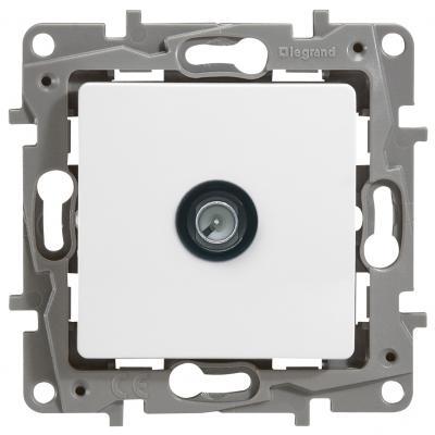 Розетка телевизионная «звезда» Legrand Etika белый