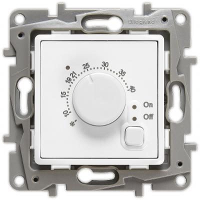 Термостат с датчиком для теплых полов Legrand Etika белый