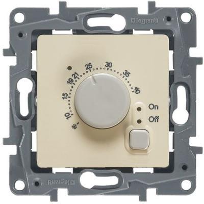 Термостат с датчиком для теплых полов Legrand Etika слоновая кость