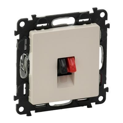 Розетка акустическая с пружинными зажимами 4 мм2 Legrand Valena Life слоновая кость