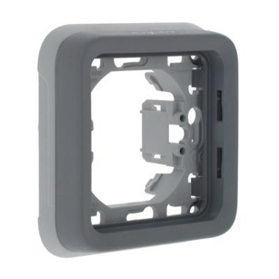 Рамка с суппортом 1 пост Legrand Plexo IP55 серый