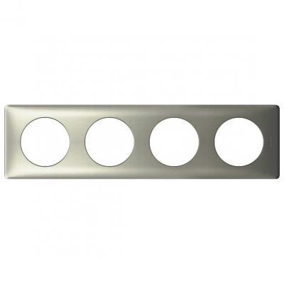 Рамка 4 поста Legrand Celiane титан