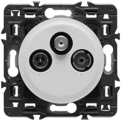 Розетка телевизионная TV-R-SAT  Legrand Celiane белый