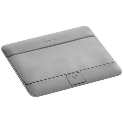 Выдвижной розеточный блок на 4 модуля Legrand DLP IP40 алюминий