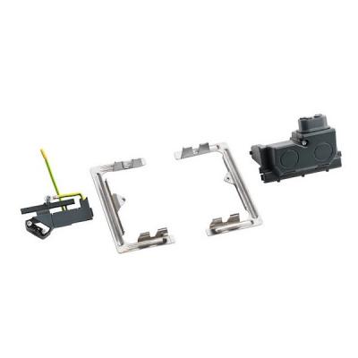 Установочный набор для выдвижных розеточных блоков на 4 модуля в столы и фальш-полы Legrand