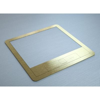 Напольная коробка для бетонных полов на 8 (2 х 4) модулей с вертикальным положением механизмов  Legrand латунь