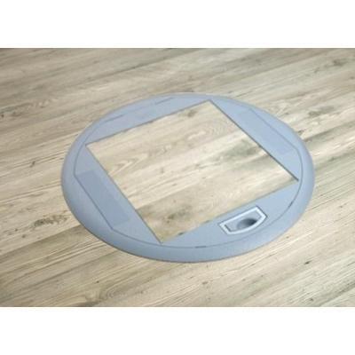 Напольная коробка круглая с пластиковой крышкой для бетонных полов на 20 (6 х 8 х 6) модулей с горизонтальным положением механизмов Legrand