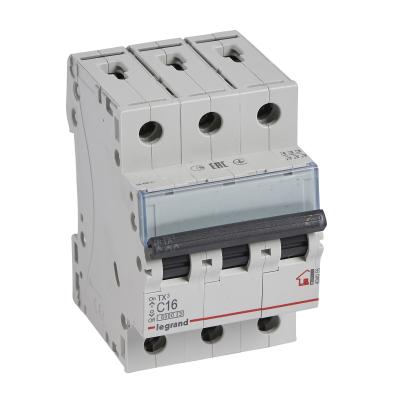 Автоматический выключатель Legrand TX³ 3P 16A тип C 6кА