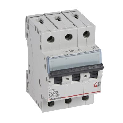 Автоматический выключатель Legrand TX³ 3P 20A тип C 6кА