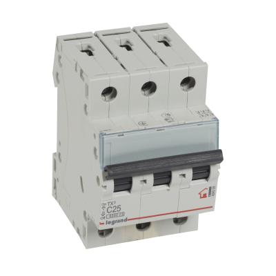 Автоматический выключатель Legrand TX³ 3P 25A тип C 6кА