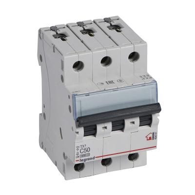 Автоматический выключатель Legrand TX³ 3P 50A тип C 6кА