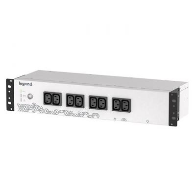 Источник бесперебойного питания однофазный с 8 выходными разъемами IEC  Legrand Keor PDU 800VA белый