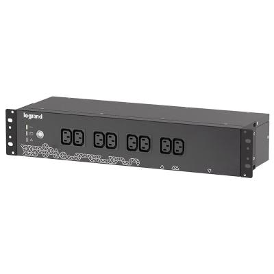Источник бесперебойного питания однофазный с 8 выходными разъемами IEC  Legrand Keor PDU 800VA черный