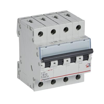Автоматический выключатель Legrand TX³ 4P 10A тип B 6кА