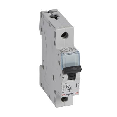 Автоматический выключатель Legrand TX³ 1P 20A тип C 10кА