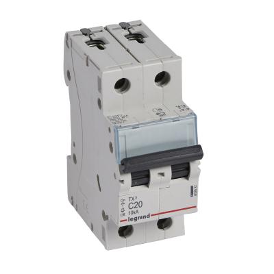 Автоматический выключатель Legrand TX³ 2P 20A тип C 10кА