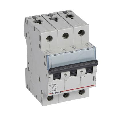Автоматический выключатель Legrand TX³ 3P 6A тип C 10кА