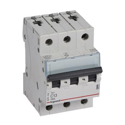 Автоматический выключатель Legrand TX³ 3P 13A тип C 10кА
