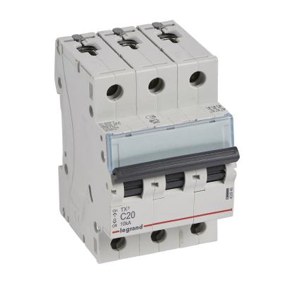 Автоматический выключатель Legrand TX³ 3P 20A тип C 10кА