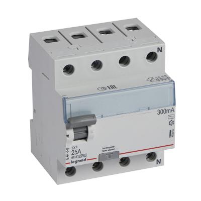 Выключатель дифференциального тока Legrand TX³ 4P  25А 300мА тип АС