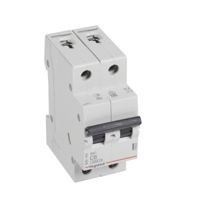 Автоматический выключатель Legrand RX³ 2P 6A тип C 4.5кА