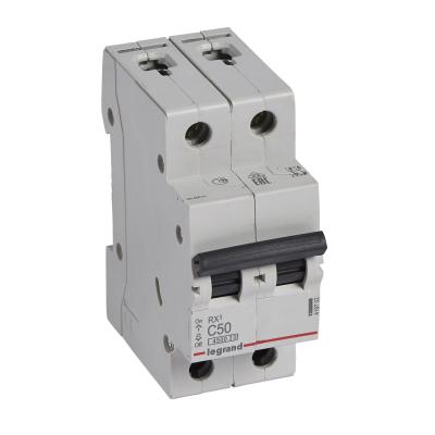 Автоматический выключатель Legrand RX³ 2P 50A тип C 4.5кА