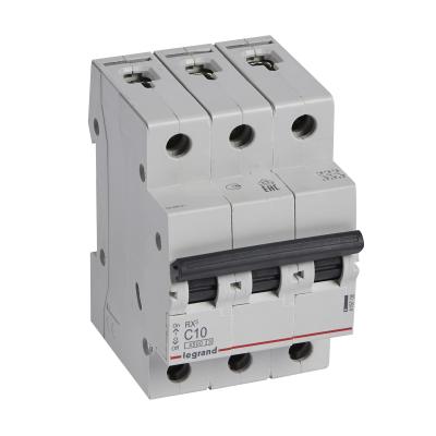 Автоматический выключатель Legrand RX³ 3P 10A тип C 4.5кА