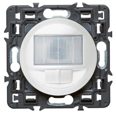 Датчик движения без нейтрали с функцией ручного управления 250Вт Legrand Celiane белый