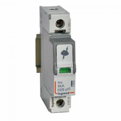 Устройство защиты от импульсных перенапряжений Legrand 1P T1+T2. I имп. 8 кA/полюс
