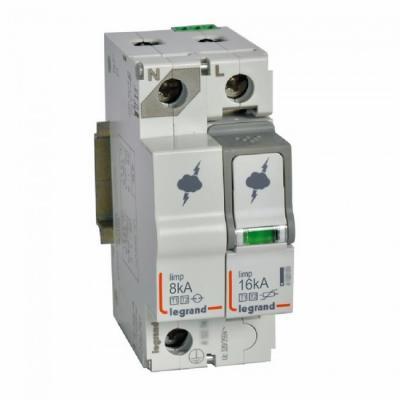 Устройство защиты от импульсных перенапряжений Legrand 1P+N T1+T2. I имп. 8 кA/полюс