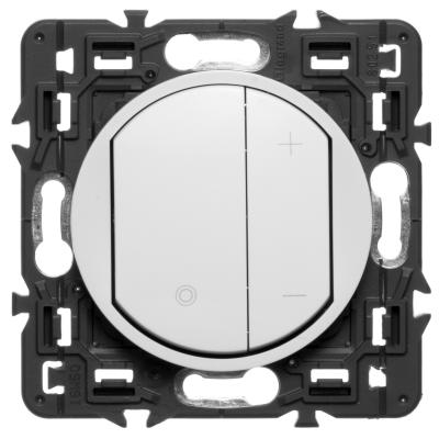 Светорегулятор кнопочный базовый без нейтрали Legrand Celiane белый