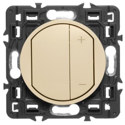 Светорегулятор кнопочный базовый без нейтрали Legrand Celiane слоновая кость