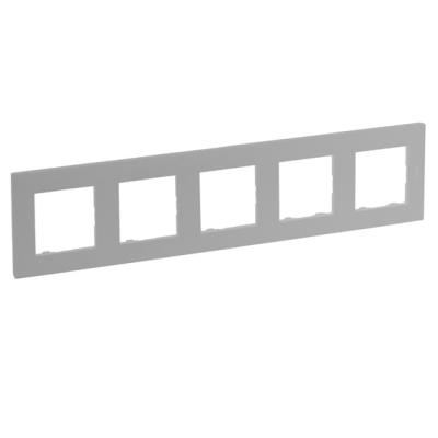 Рамка 5 постов Legrand Niloe Step алюминий