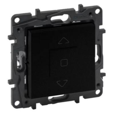 Выключатель управления жалюзи и рольставней Legrand Niloe Step черный
