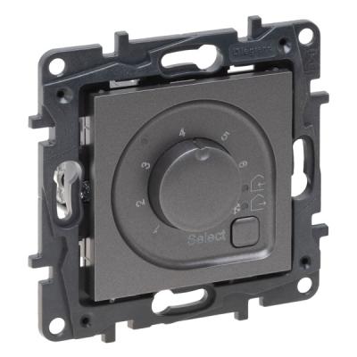 Термостат с датчиком для теплых полов Legrand Niloe Step сталь