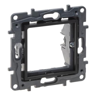 Адаптер для механизмов Mosaic 45x45 Legrand Niloe Step черный