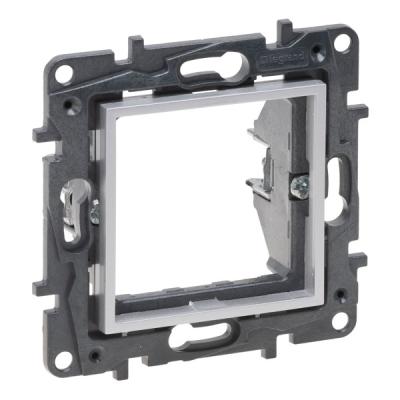 Адаптер для механизмов Mosaic 45x45 Legrand Niloe Step алюминий