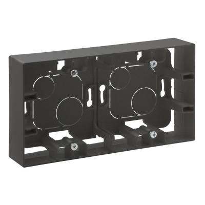 Коробка накладного монтажа 2 поста Legrand Niloe Step сталь