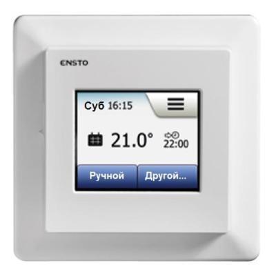 Терморегулятор программируемый Ensto ECO16TOUCH 16A белый
